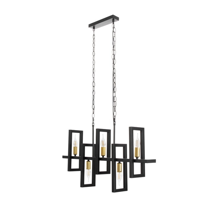 Светильник Светильник "Андес" 5хЕ14 40Вт черно-золотой 80х10х40-180 см