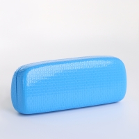 Футляр для очков на хлопушке, длина 15 см, цвет голубой