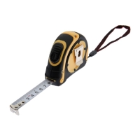 Рулетка ТУНДРА, двухкомпонентный корпус, автостоп, 5 м х 19 мм Рулетка ТУНДРА, двухкомпонентный корпус, автостоп, 5 м х 19 мм