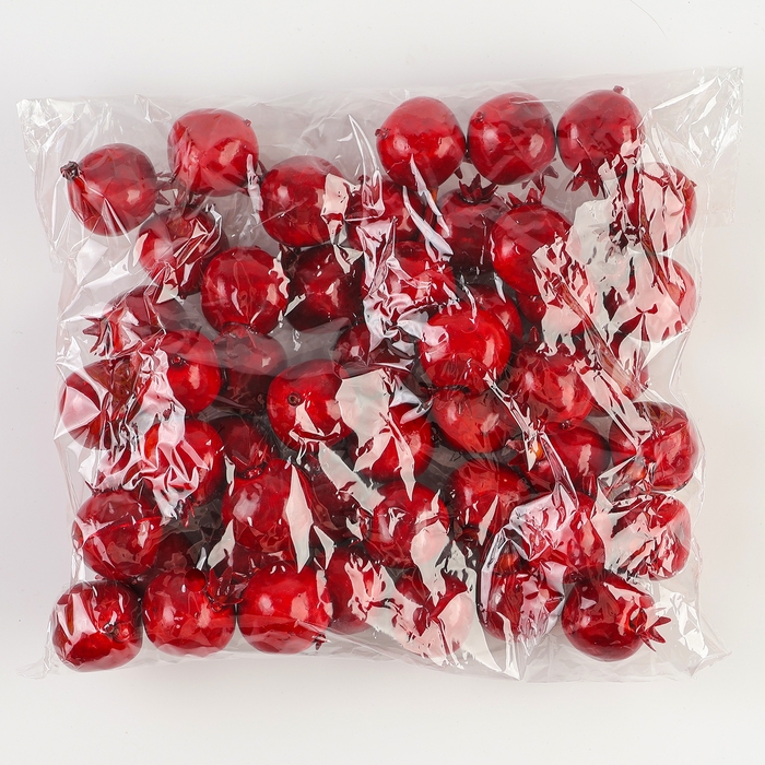 Декор &laquo;Гранат&raquo; набор 50 шт., размер 3,5&times;3 см