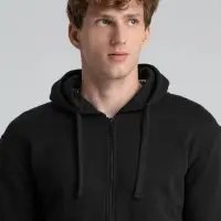 Толстовка на молнии с капюшоном Siverga Heavy 2.0, черная, размер 5XL Толстовка на молнии с капюшоном Siverga Heavy 2.0, черная, размер 5XL