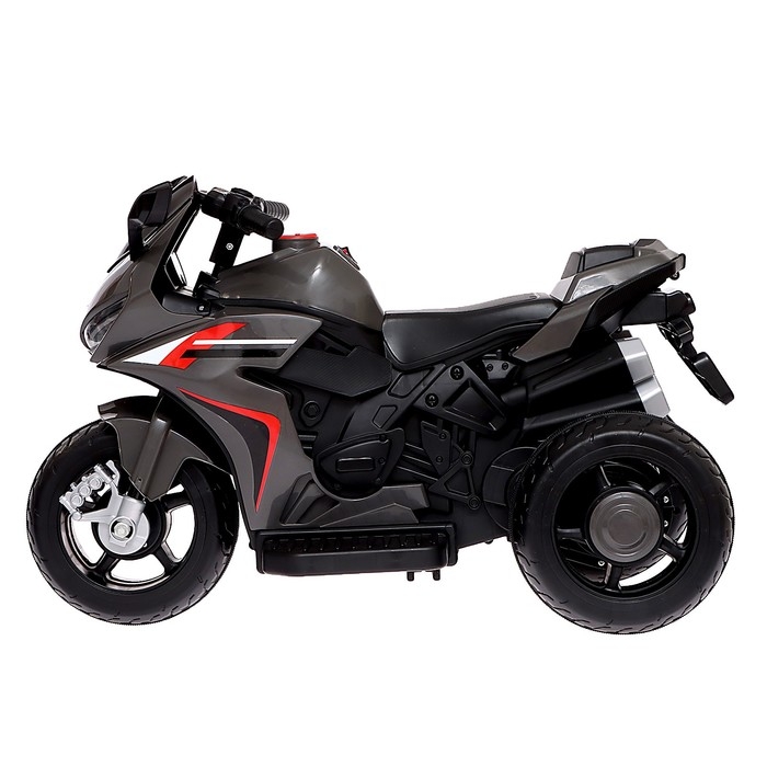 Электромобиль &laquo;Мотоцикл&raquo;, цвет серый