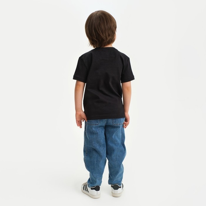 Футболка детская KAFTAN Футболка детская KAFTAN "Daddy's boy" размер 28 (86-92), черный