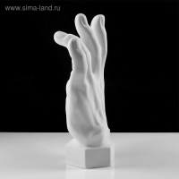 Гипсовая фигура кисть вертикальная, 14 х 31,5 х 42 см