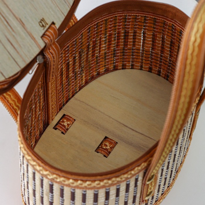 Корзина для хранения Доляна Nature, 20&times;13&times;13, бамбук