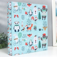 Фотоальбом на 1000 фото 10х15 см "Лесные зверята в зимнем лесу" кожзам 36х33,5х6,5 см Фотоальбом на 1000 фото 10х15 см "Лесные зверята в зимнем лесу" кожзам 36х33,5х6,5 см