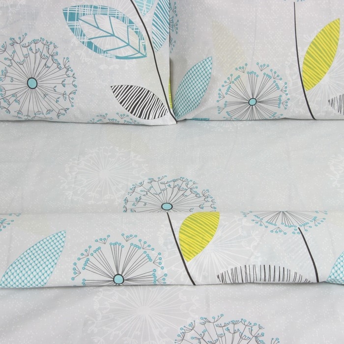 Постельное бельё LoveLife дуэт Постельное бельё LoveLife дуэт "Одуванчики" 153х215см-2шт,240х220см,70х70см-2шт, хлопок,бязь,125г/м2