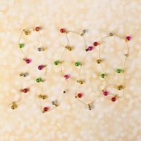 Миниатюра кукольная «Гирлянда - шарик», длина 1 метр, игрушка: 1,5×0,8 см, цвета МИКС Миниатюра кукольная «Гирлянда - шарик», длина 1 метр, игрушка: 1,5×0,8 см, цвета МИКС