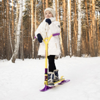 Самокат-снегокат 2 в 1 GRAFFITI, трюковой Самокат-снегокат 2 в 1 GRAFFITI, трюковой