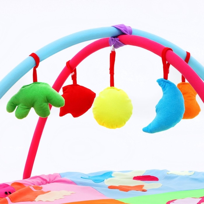 Развивающий коврик с дугами «Путешествие», 85х85 см, Крошка Я Развивающий коврик с дугами «Путешествие», 85х85 см, Крошка Я