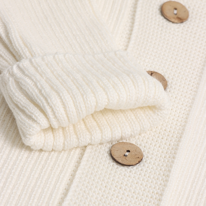 Комбинезон вязаный SL Home рост 68 - 74 см, молочный