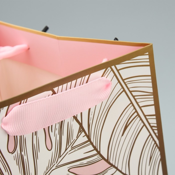 Пакет подарочный под бутылку, упаковка, &laquo;Подарочек&raquo;, 13 х 32 х 11.3 см