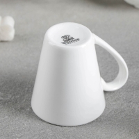 Чашка фарфоровая кофейная Wilmax, 110 мл, цвет белый