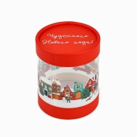 Коробка подарочная &laquo;Зимний город&raquo;, 10 х 11 см, Новый год