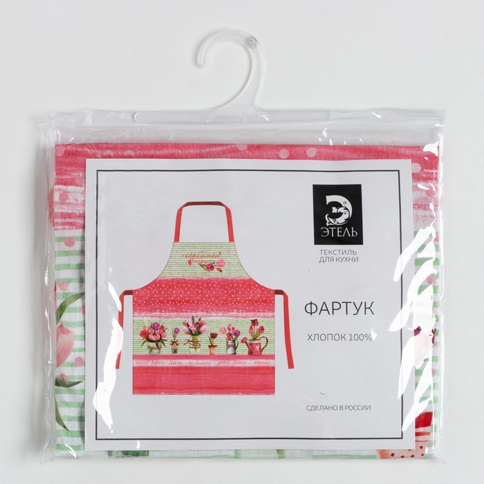 Фартук Этель "Любимая бабушка" 60х65 см, 100% хлопок, репс 190 г/м2