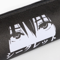 Пенал школьный из искусственной кожи &laquo;1 сентября: Глаза&raquo;, 19 х 8 х 3 см