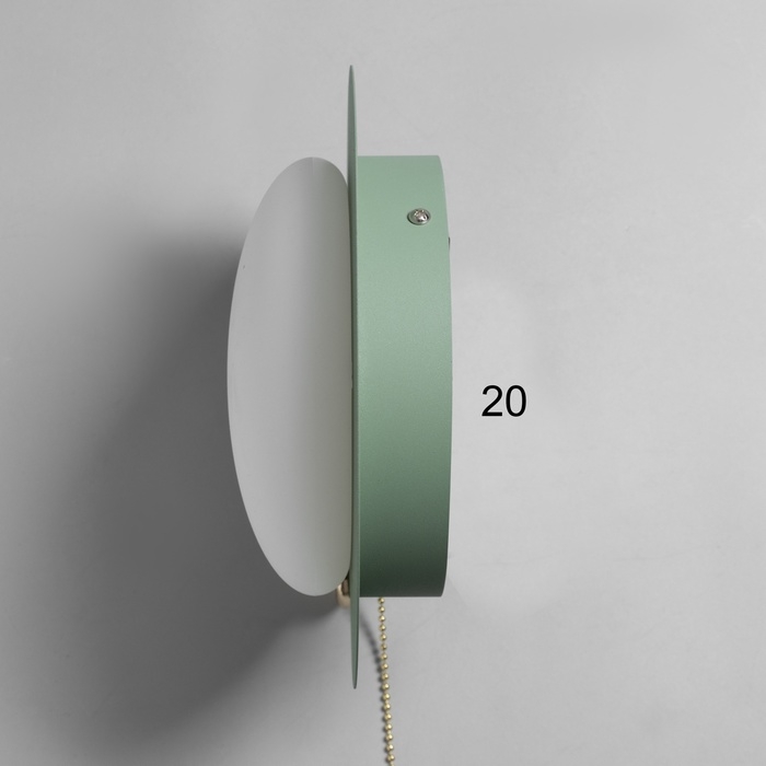 Бра "Планета" LED 3000К-6000К зеленый 23,5х23,5х12см