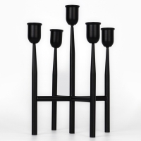 Подсвечник металл &laquo;Лаконичность&raquo;, на 5 свечей, 14 х 14 х 19 см