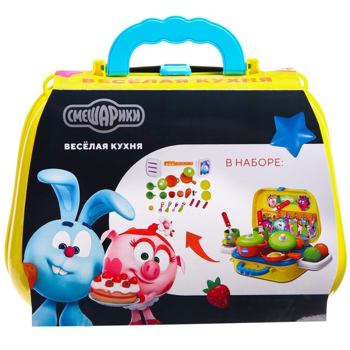 Игровой набор &laquo;Весёлая кухня&raquo;, Смешарики, с аксессуарами, в сумке