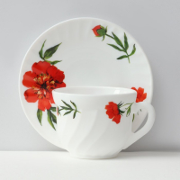 Сервиз столовый &laquo;Бархатная роза&raquo;, 37 предметов, стеклокерамика