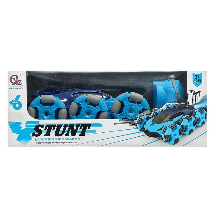 Машина радиоуправляемая &laquo;Трюковая&raquo;, дым, с аккумулятором, цвет синий