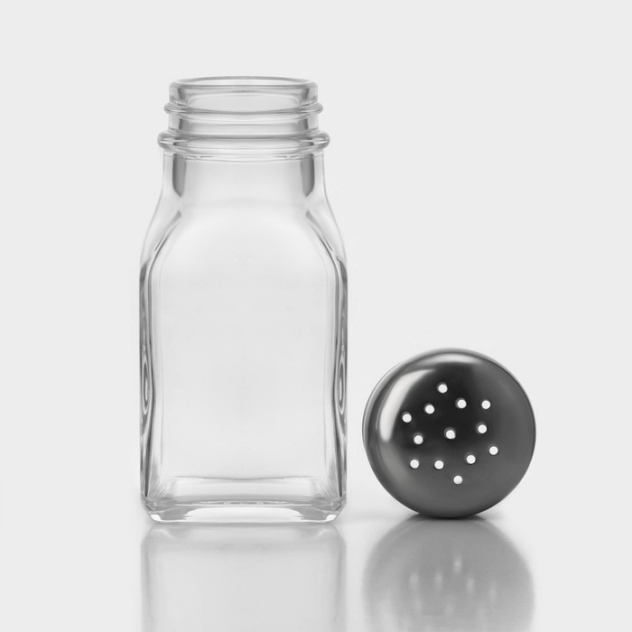 Набор для специй стеклянный BASIC, солонка+перечница, 100 мл, 2 шт