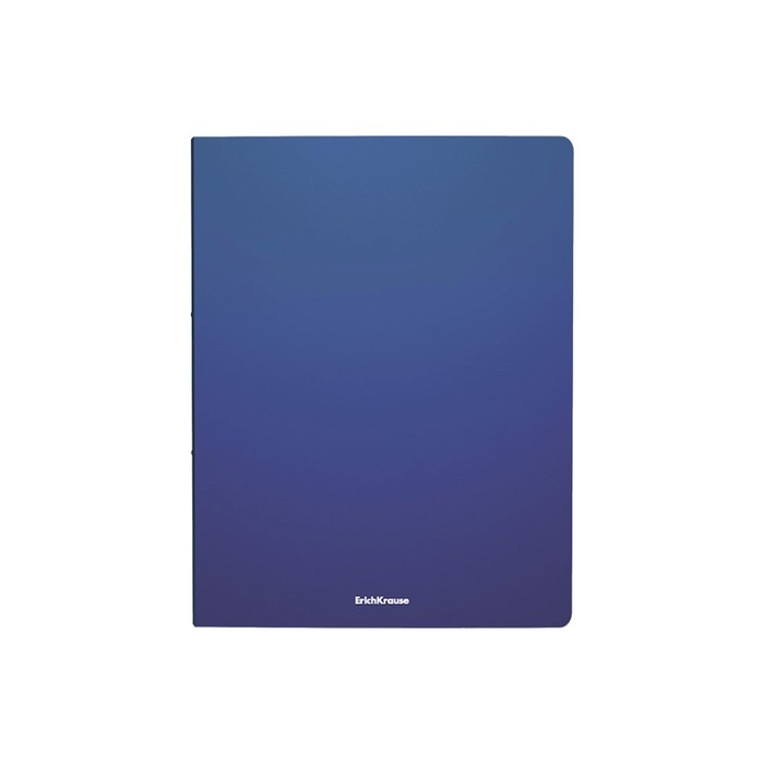 Папка с 10 вкладышами А4, 400 мкм, ErichKrause Classic, термосварка, синяя