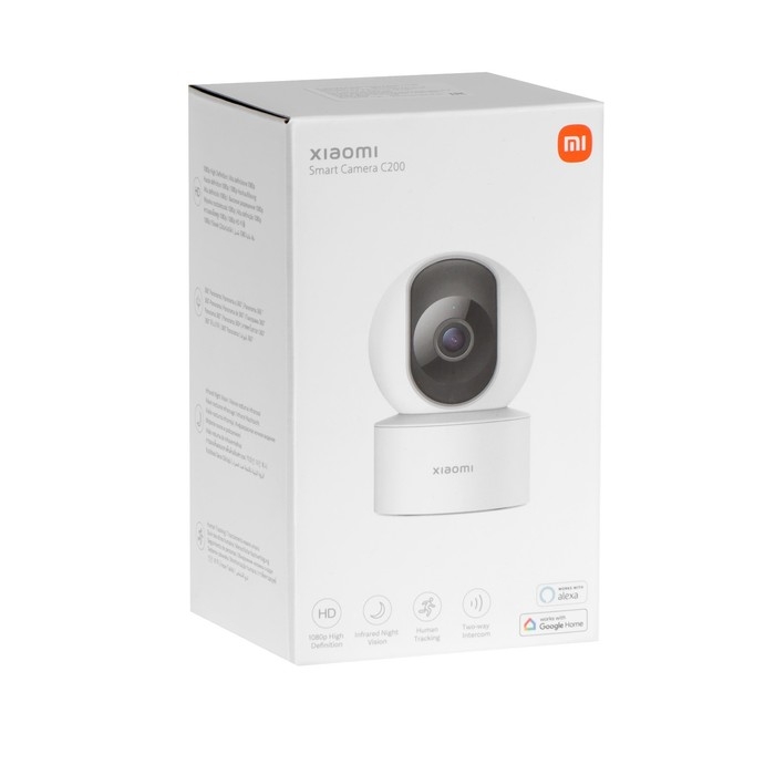 Видеокамера Xiaomi Smart Camera C200 (BHR6766GL), IP, 1080p, 360&deg;, microSD, ИК-подсветка