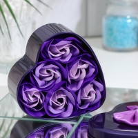 Мыльные розочки, трёхцветные,набор 6 шт. Мыльные розочки, трёхцветные,набор 6 шт.