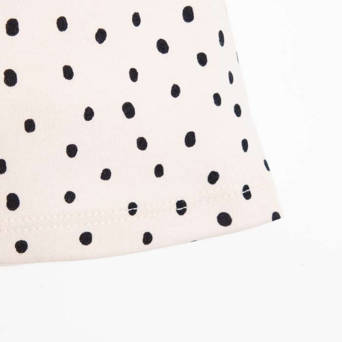 Комплект: платье и леггинсы Крошка Я «Киса», рост 68-74 см, цвет бежевый/лиловый Комплект: платье и леггинсы Крошка Я «Киса», рост 68-74 см, цвет бежевый/лиловый