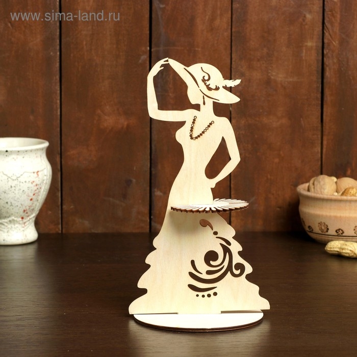 Салфетница &laquo;Дама в шляпе&raquo;, 24&times;13&times;0,3 см