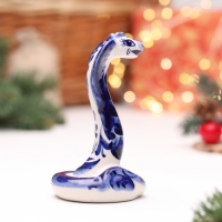 Сувенир "Змея Дакота", гжель, 11,5 см