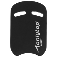 Доска для плавания ONLYTOP, 44х28х3,3 см, цвет чёрный Доска для плавания ONLYTOP, 44х28х3,3 см, цвет чёрный