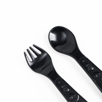 Набор детской посуды &laquo;Люблю есть&raquo;, тарелка на присоске 250мл, вилка, ложка