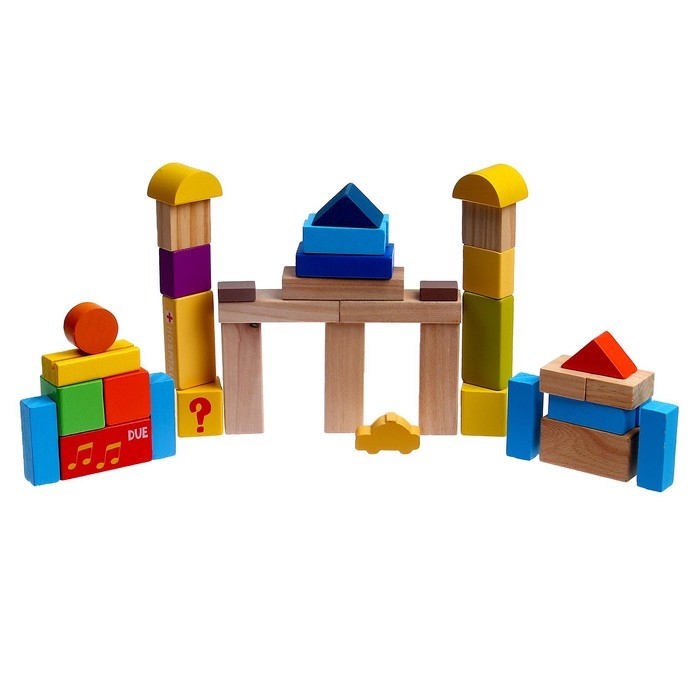 Деревянный конструктор в банке, 40 деталей, 20 × 18 × 18 см Деревянный конструктор в банке, 40 деталей, 20 × 18 × 18 см