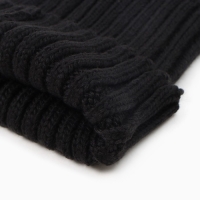 Комплект детский (шапка, снуд), цвет черный, размер 52-54 Комплект детский (шапка, снуд), цвет черный, размер 52-54