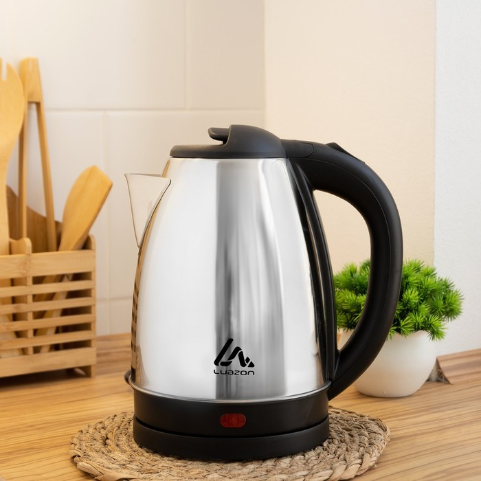 Чайник электрический Luazon LSK-1805, металл, 1.8 л, 1500 Вт, серебристый Чайник электрический Luazon LSK-1805, металл, 1.8 л, 1500 Вт, серебристый