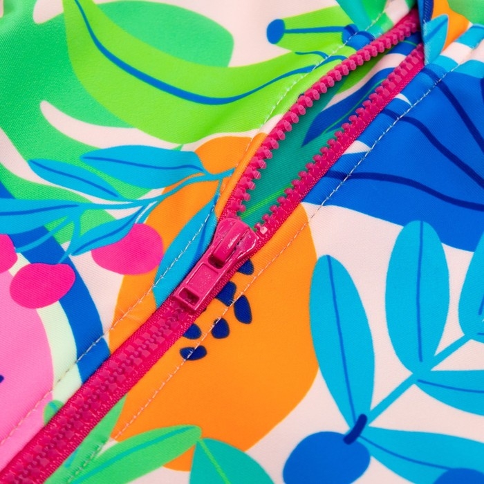 Купальник слитный детский MINAKU с рукавами, рост 110-116