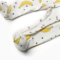 Комбинезон детский, цвет белый/бананы, рост 80 Комбинезон детский, цвет белый/бананы, рост 80