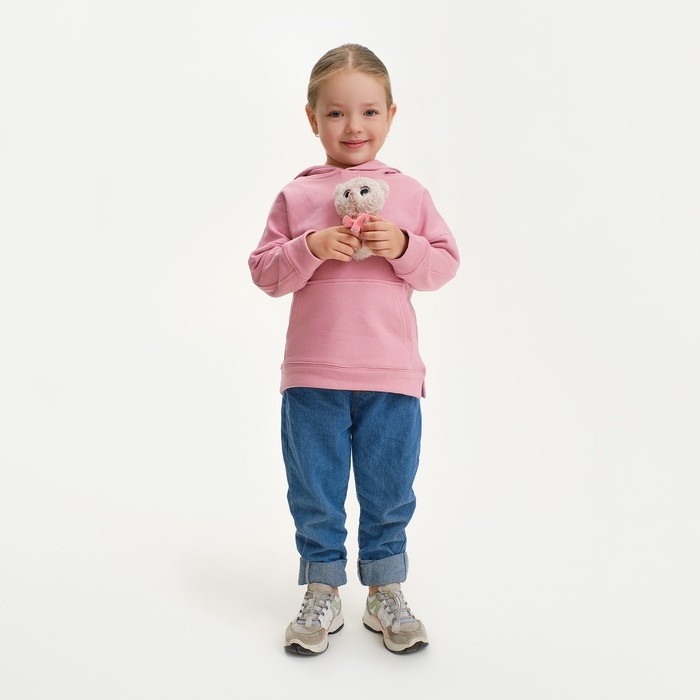 Худи для девочки KAFTAN "Basic line", размер 38 (146-152), цвет розовый