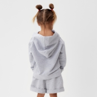 Костюм детский (толстовка, шорты) KAFTAN Gussi р. 32 (110-116), серый Костюм детский (толстовка, шорты) KAFTAN Gussi р. 32 (110-116), серый