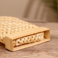 Салфетница плетёная, из бамбука 11х5х14 см Салфетница плетёная, из бамбука 11х5х14 см