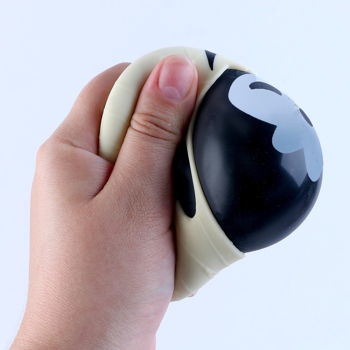 Хэллоуин. Антистресс сквиш мялка &laquo;Сюрприз&raquo;, с наклейками, цвета МИКС