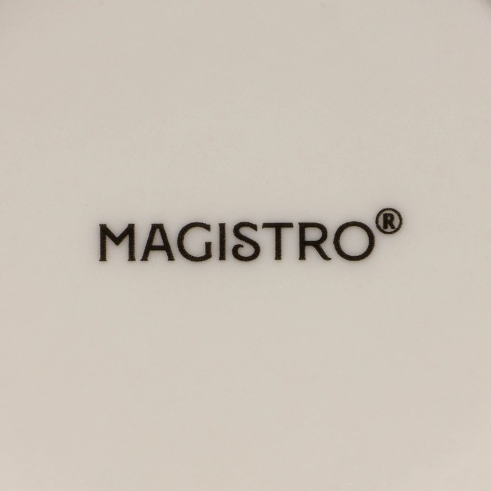 Набор керамический кофейный Magistro Whitewarm, 4 предмета: чашка 250 мл, блюдце d=15,5 см Набор керамический кофейный Magistro Whitewarm, 4 предмета: чашка 250 мл, блюдце d=15,5 см