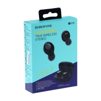 Наушники беспроводные Borofone BE35, вакуумные, TWS, микрофон, BT 5.0, 45/280 мАч,чёрные Наушники беспроводные Borofone BE35, вакуумные, TWS, микрофон, BT 5.0, 45/280 мАч,чёрные