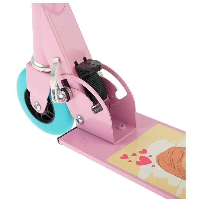 Самокат-снегокат 2 в 1 GRAFFITI «Красотка», цвет розовый Самокат-снегокат 2 в 1 GRAFFITI «Красотка», цвет розовый