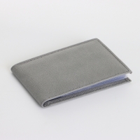 Визитница, 18 карт, цвет серый