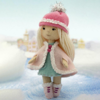 Набор для создания куклы из фетра «Малышка Люси» серия «Подружки» Набор для создания куклы из фетра «Малышка Люси» серия «Подружки»