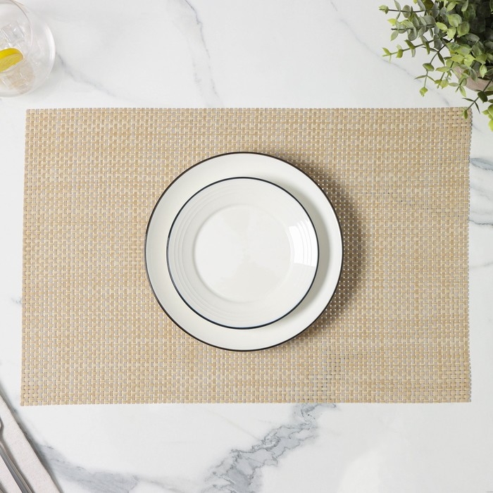 Салфетка сервировочная на стол «Шахматы», 45×30 см, цвет МИКС Салфетка сервировочная на стол «Шахматы», 45×30 см, цвет МИКС