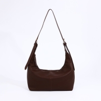 Сумка-багет на молнии, цвет коричневый Сумка-багет на молнии, цвет коричневый